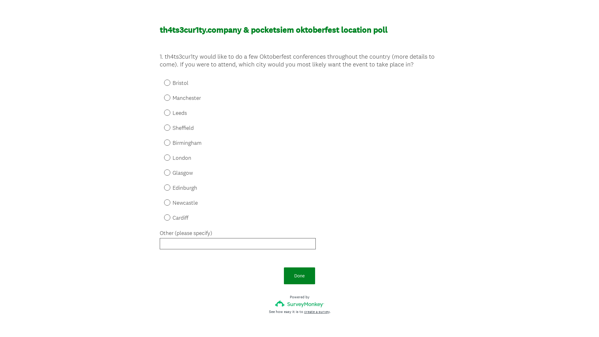 th4ts3cur1ty.company & pocketsiem oktoberfest location poll Survey