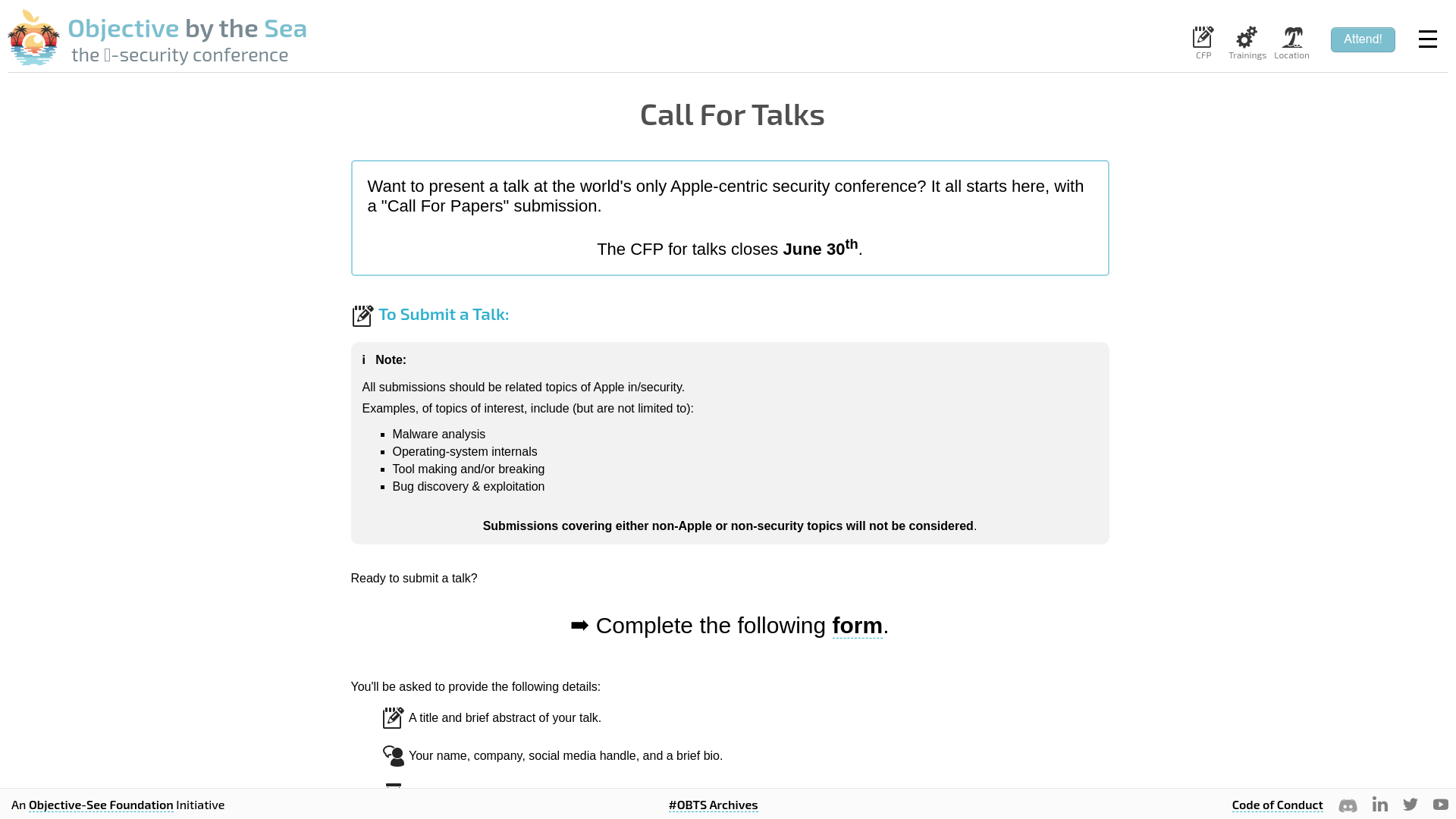 #OBTS v8.0: CFP