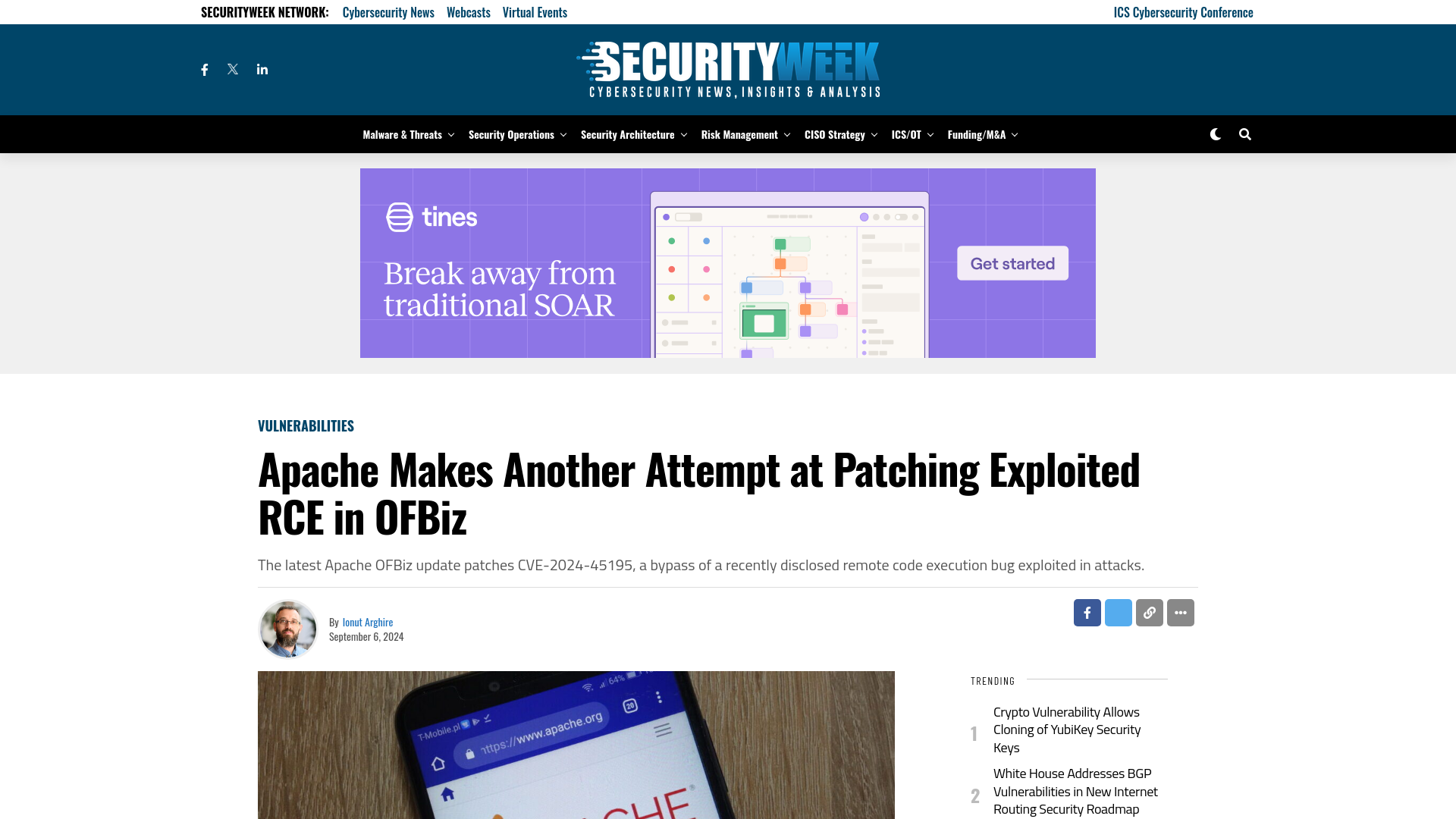 Apache Makes Another Attempt at Patching Exploited RCE in OFBiz - SecurityWeek