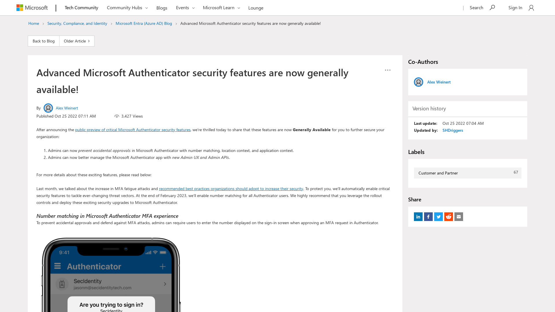 Advanced Microsoft Authenticator security features are now generally available! - Microsoft Community Hub