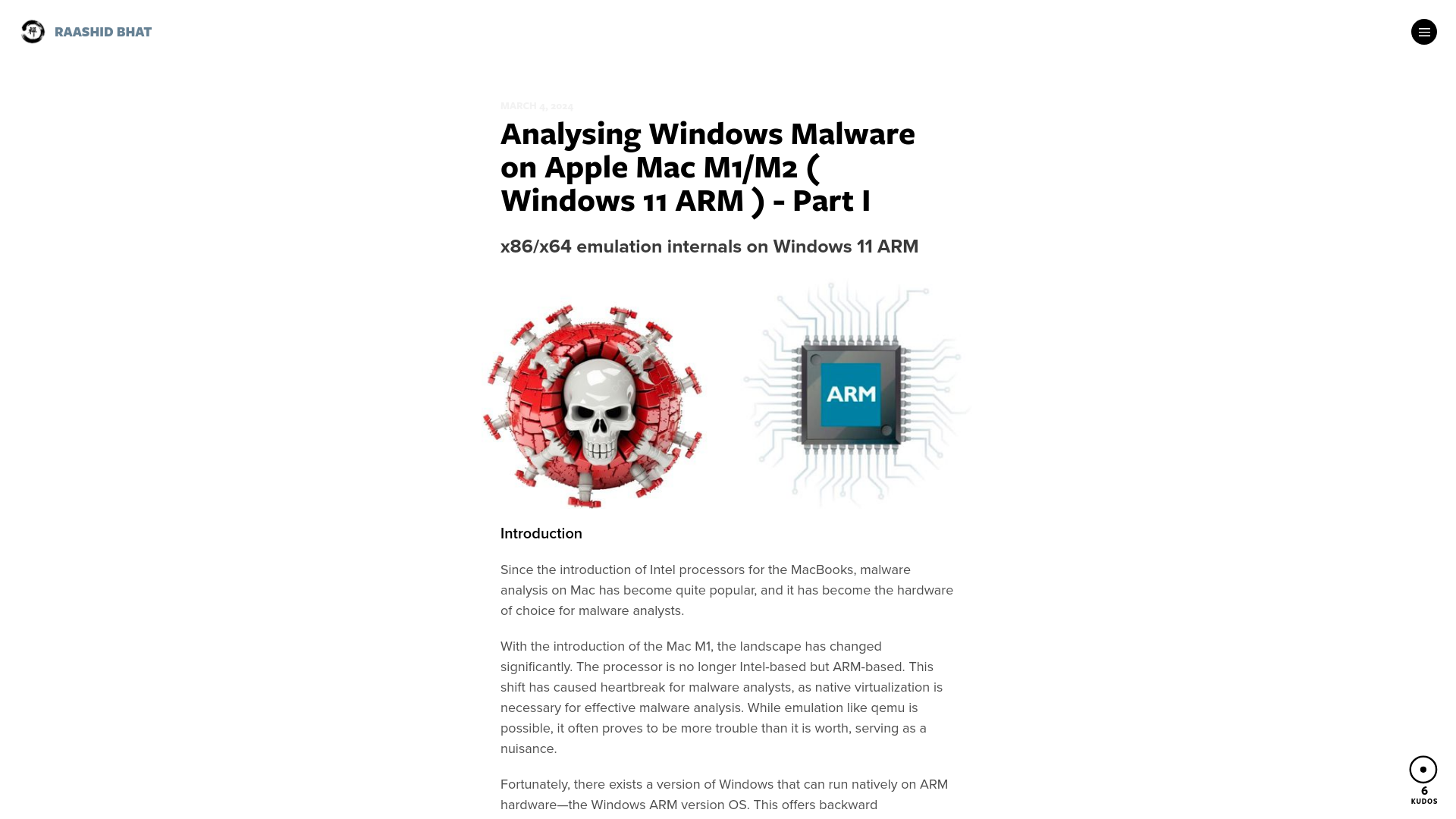 Analysing Windows Malware on Apple Mac M1/M2 ( Windows 11 ARM ) - Part I