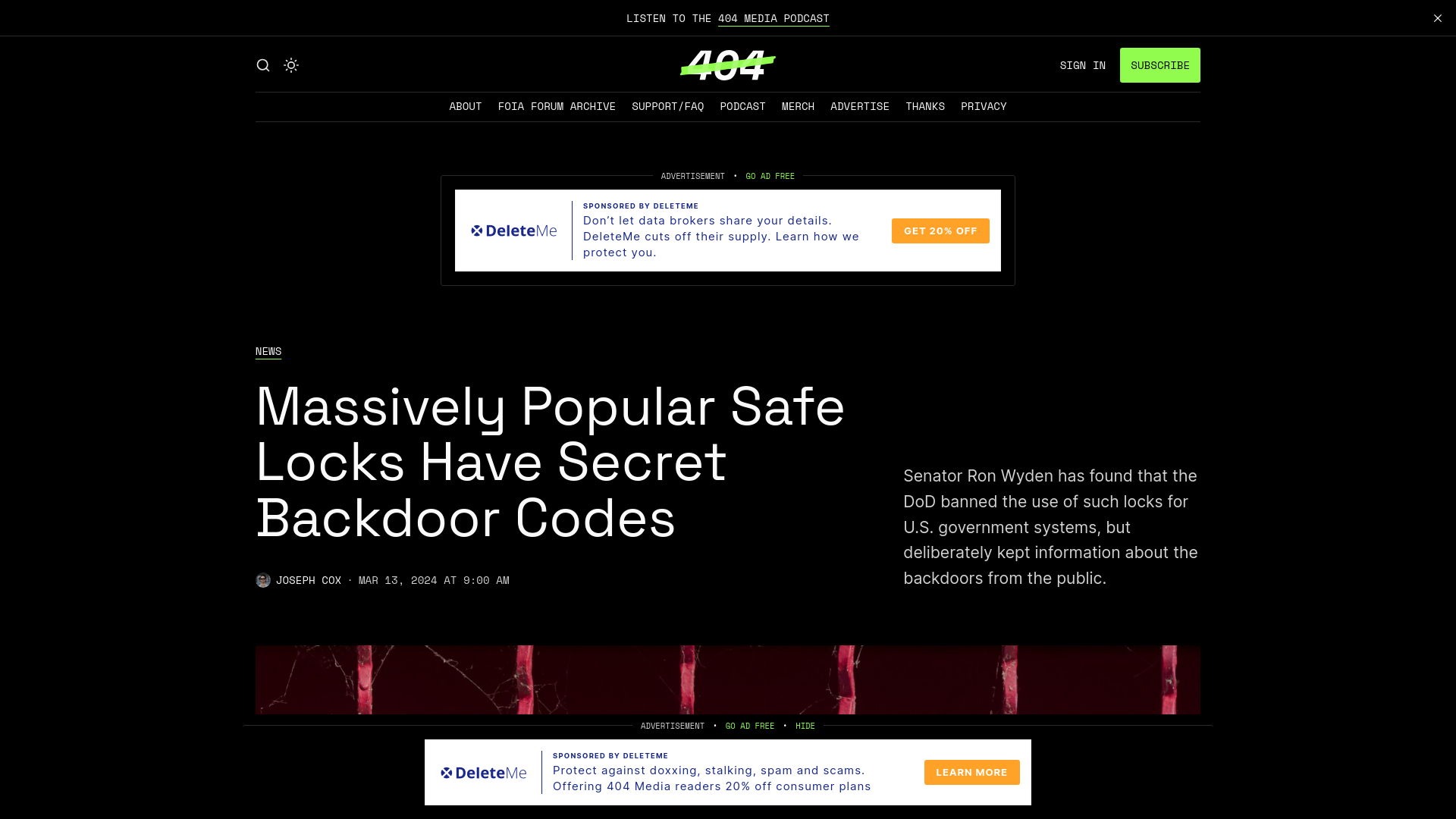 Massively Popular Safe Locks Have Secret Backdoor Codes