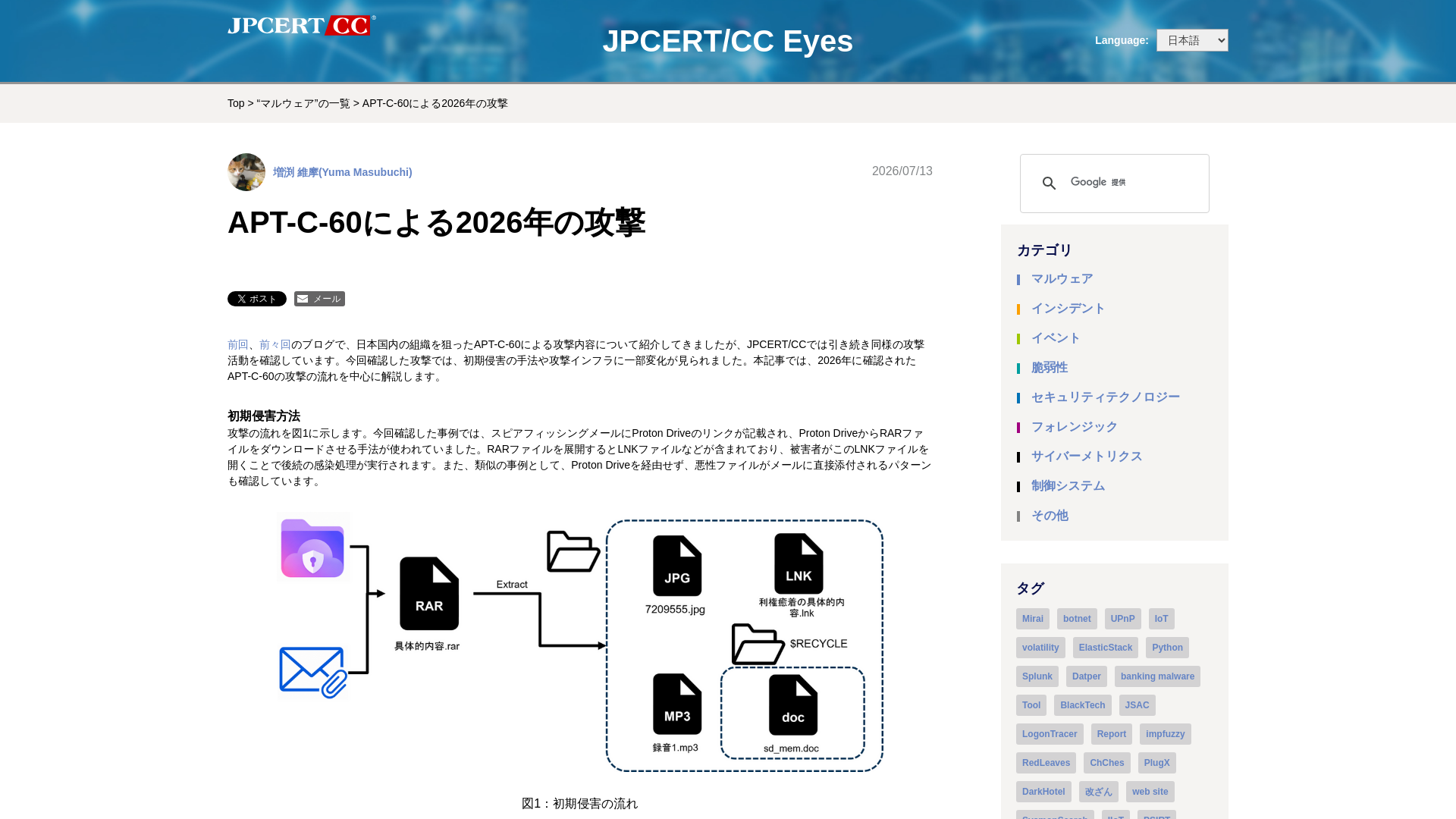 APT-C-60による2026年の攻撃 - JPCERT/CC Eyes | JPCERTコーディネーションセンター公式ブログ
