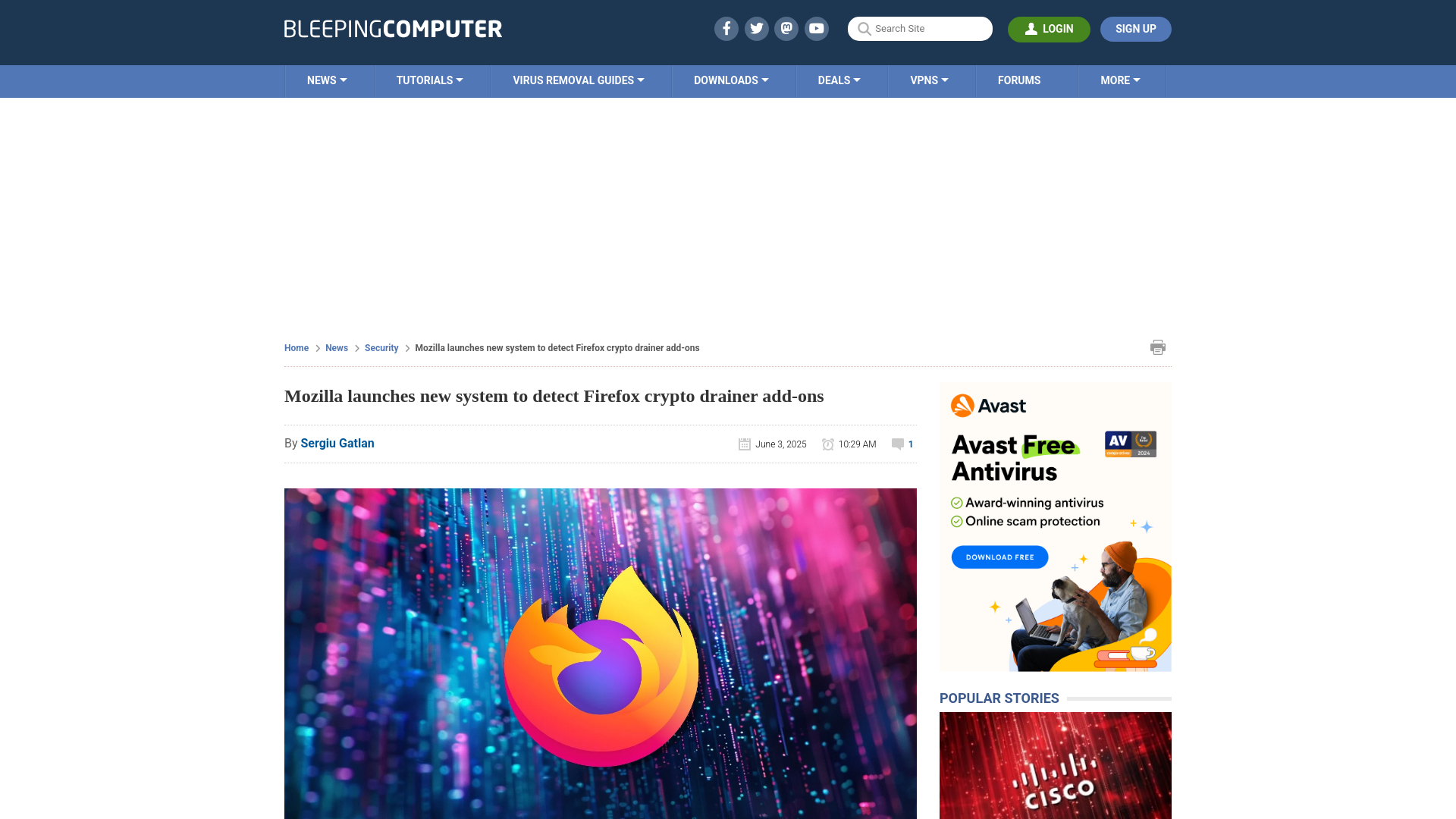Mozilla launches new system to detect Firefox crypto drainer add-ons