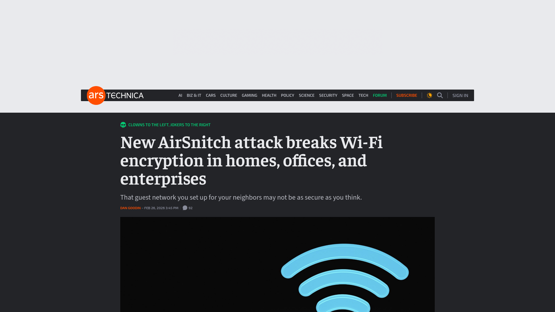 New AirSnitch attack breaks Wi-Fi encryption in homes, offices, and enterprises - Ars Technica