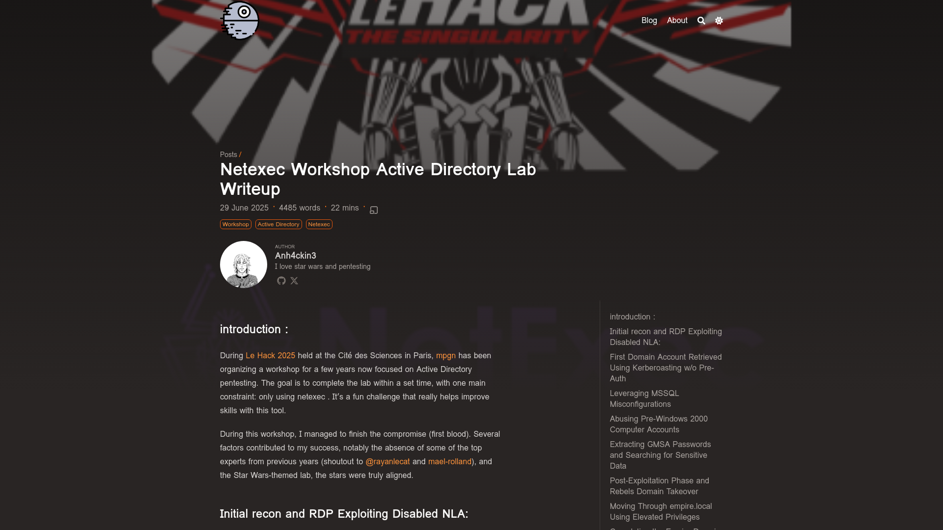 Netexec Workshop Active Directory Lab Writeup · Ani blog