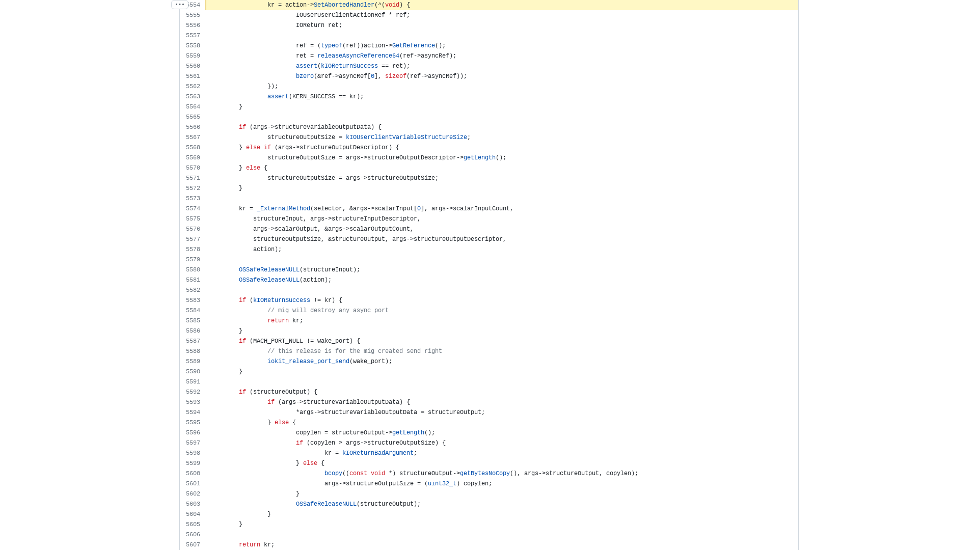xnu/IOUserServer.cpp at 27b03b360a988dfd3dfdf34262bb0042026747cc · apple-oss-distributions/xnu · GitHub