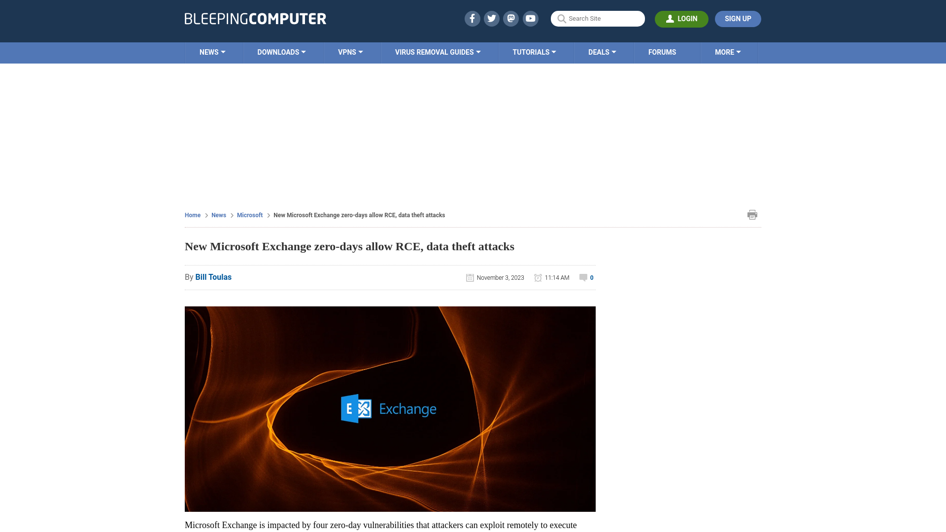 New Microsoft Exchange zero-days allow RCE, data theft attacks