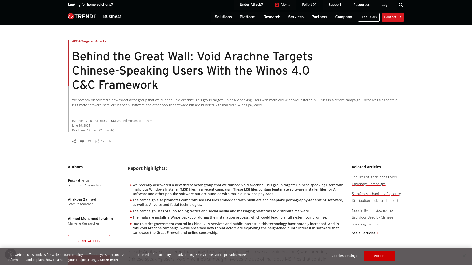 Behind the Great Wall Void Arachne Targets Chinese-Speaking Users With the Winos 4.0 CC Framework | Trend Micro (US)