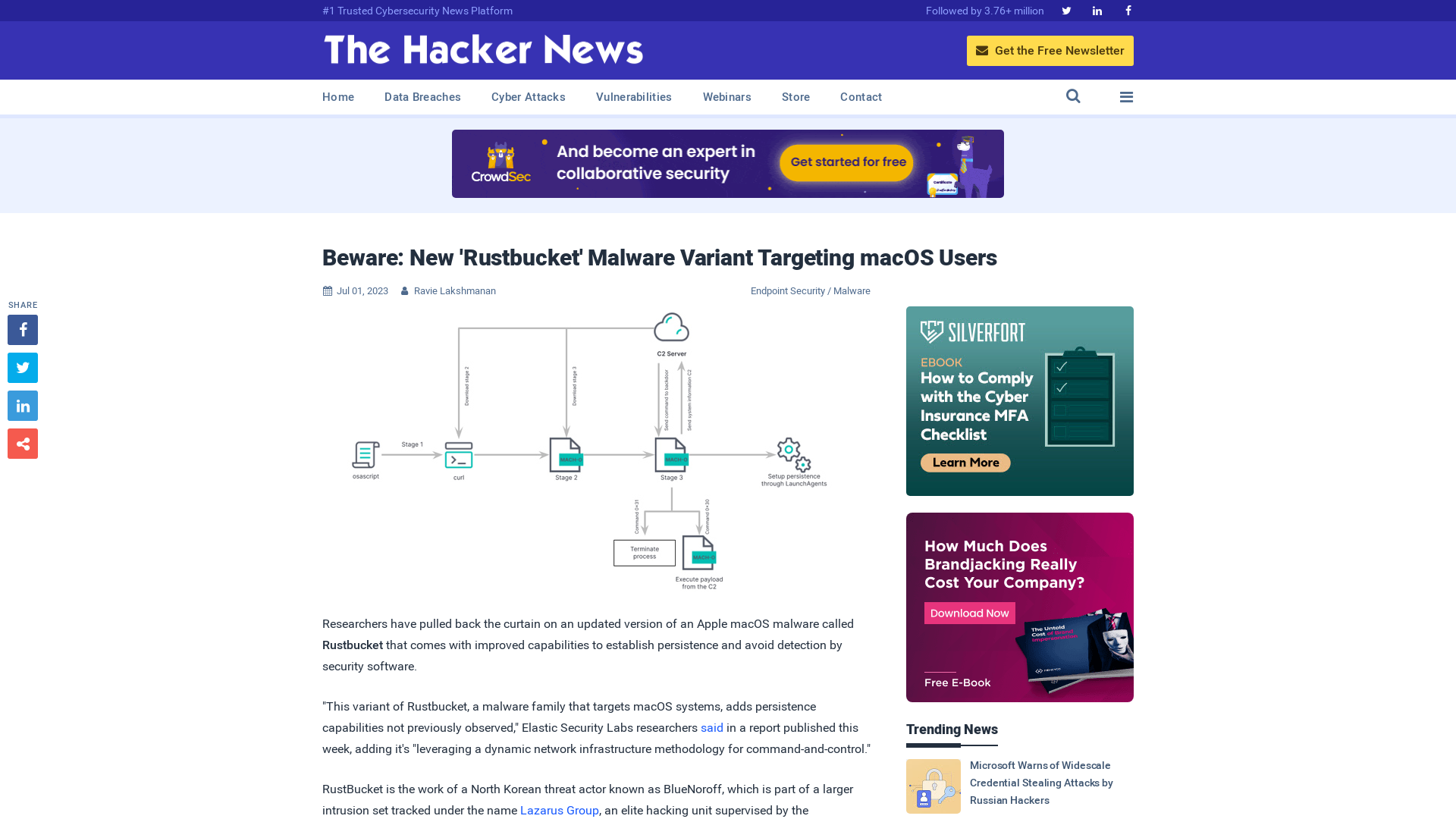Beware: New 'Rustbucket' Malware Variant Targeting macOS Users