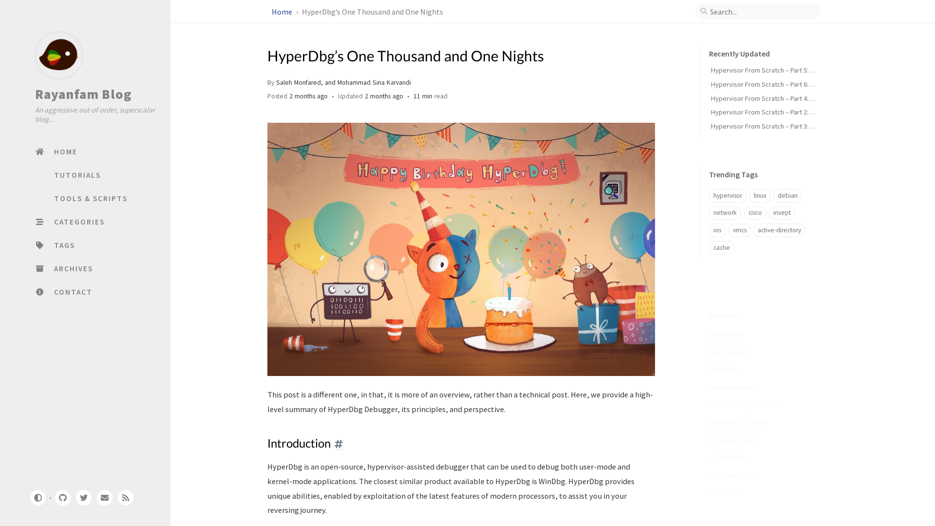 HyperDbg’s One Thousand and One Nights | Rayanfam Blog