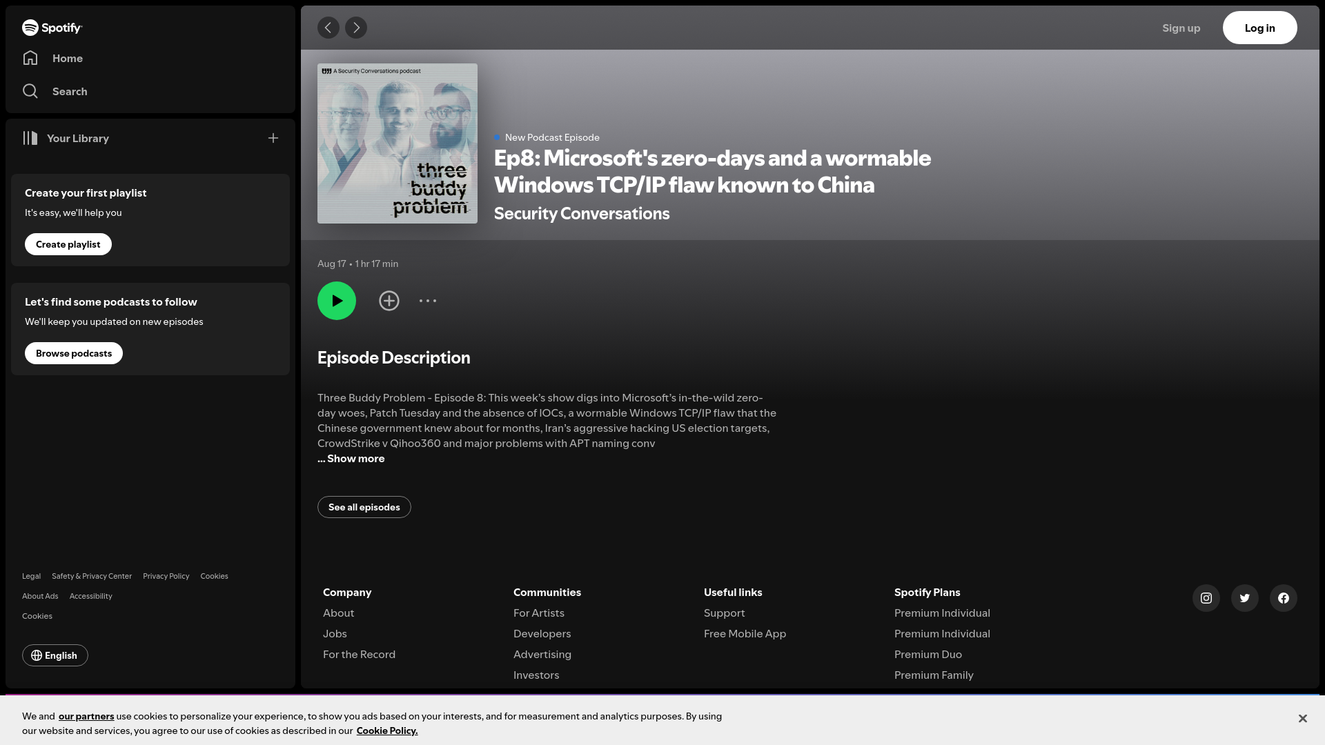 Ep8: Microsoft's zero-days and a wormable Windows TCP/IP flaw known to China - Security Conversations | Podcast on Spotify