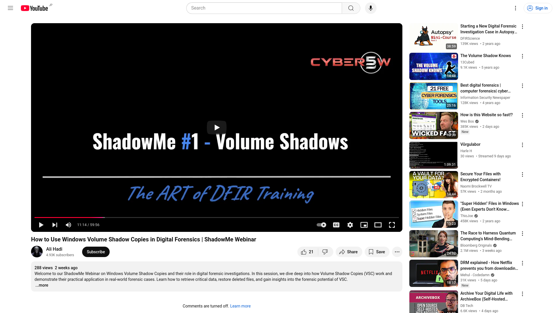 How to Use Windows Volume Shadow Copies in Digital Forensics | ShadowMe Webinar - YouTube