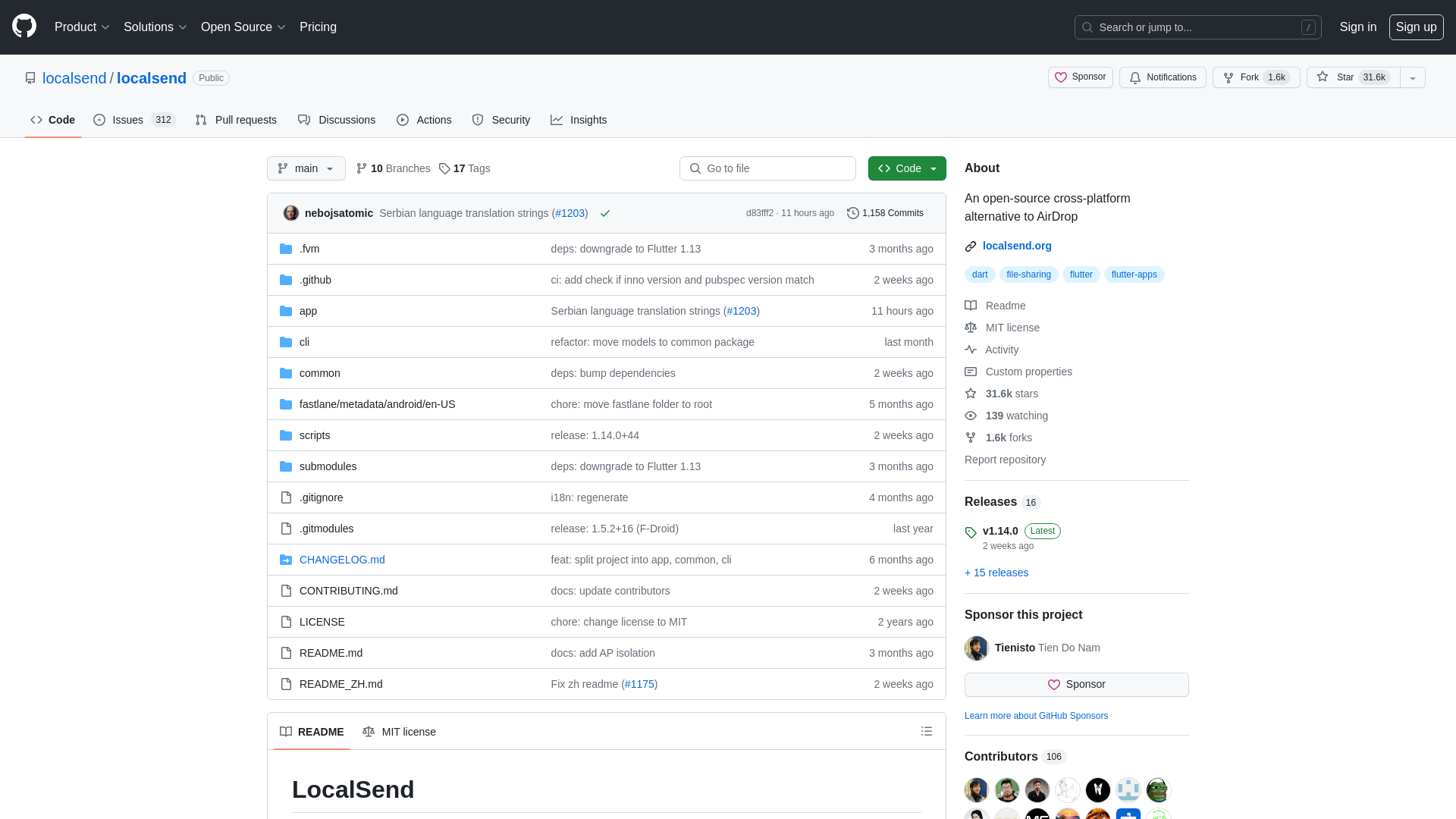 GitHub - localsend/localsend: An open-source cross-platform alternative to AirDrop