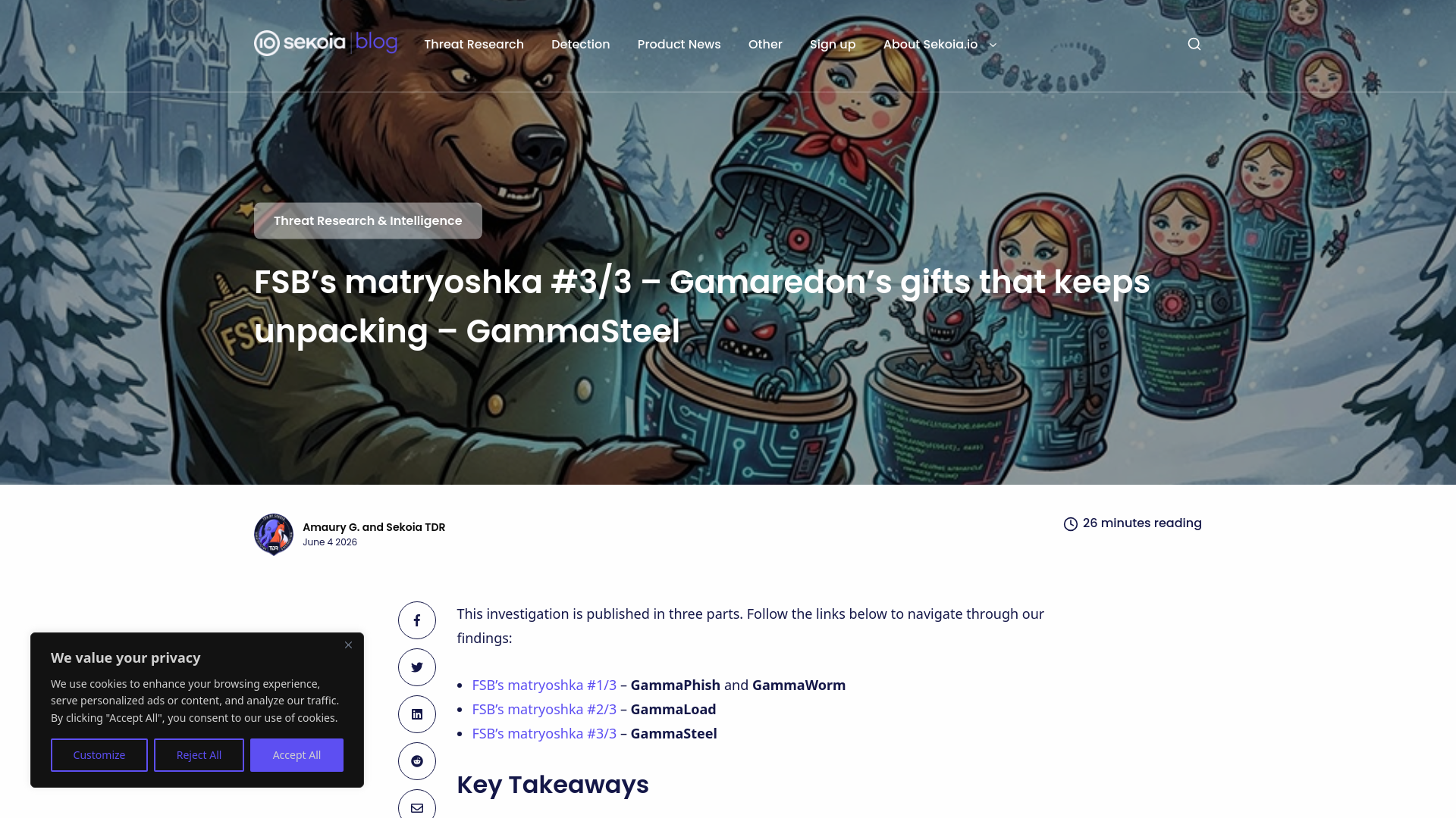 FSB’s matryoshka #3/3: Gamaredon's Gammasteel Infostealer