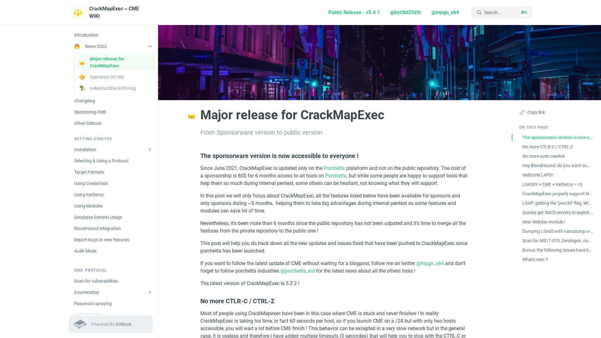Major release for CrackMapExec - CrackMapExec ~ CME WIKI