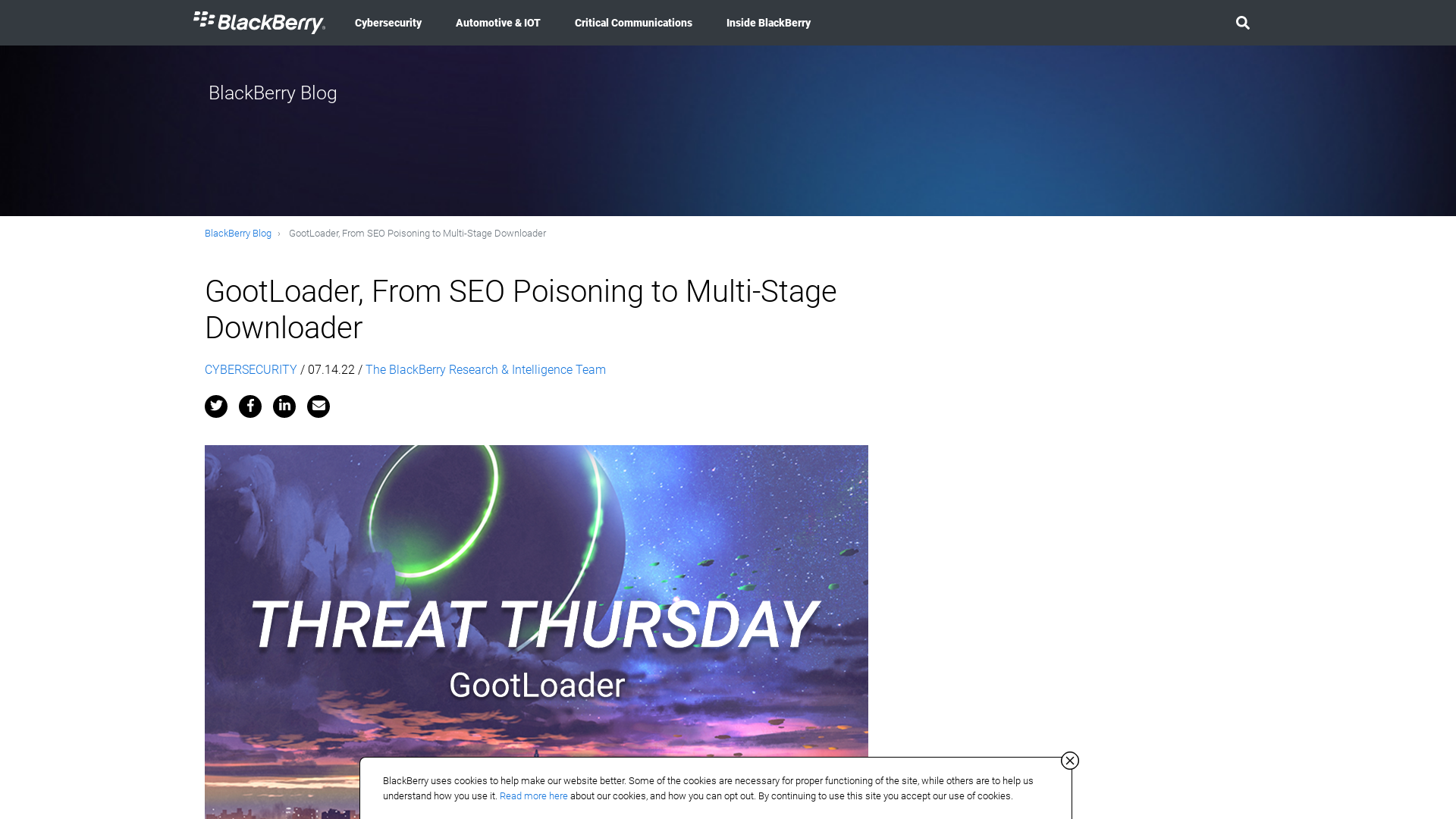 GootLoader, From SEO Poisoning to Multi-Stage Downloader