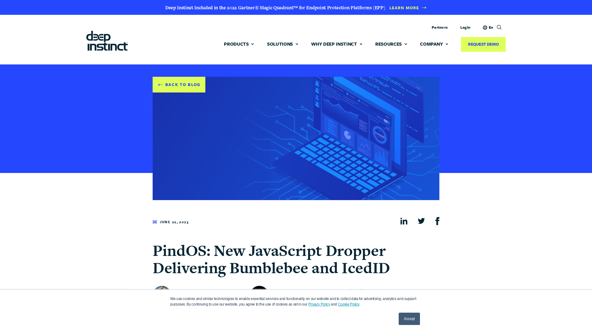 PindOS: New JavaScript Dropper Delivering Bumblebee and IcedID | Deep Instinct