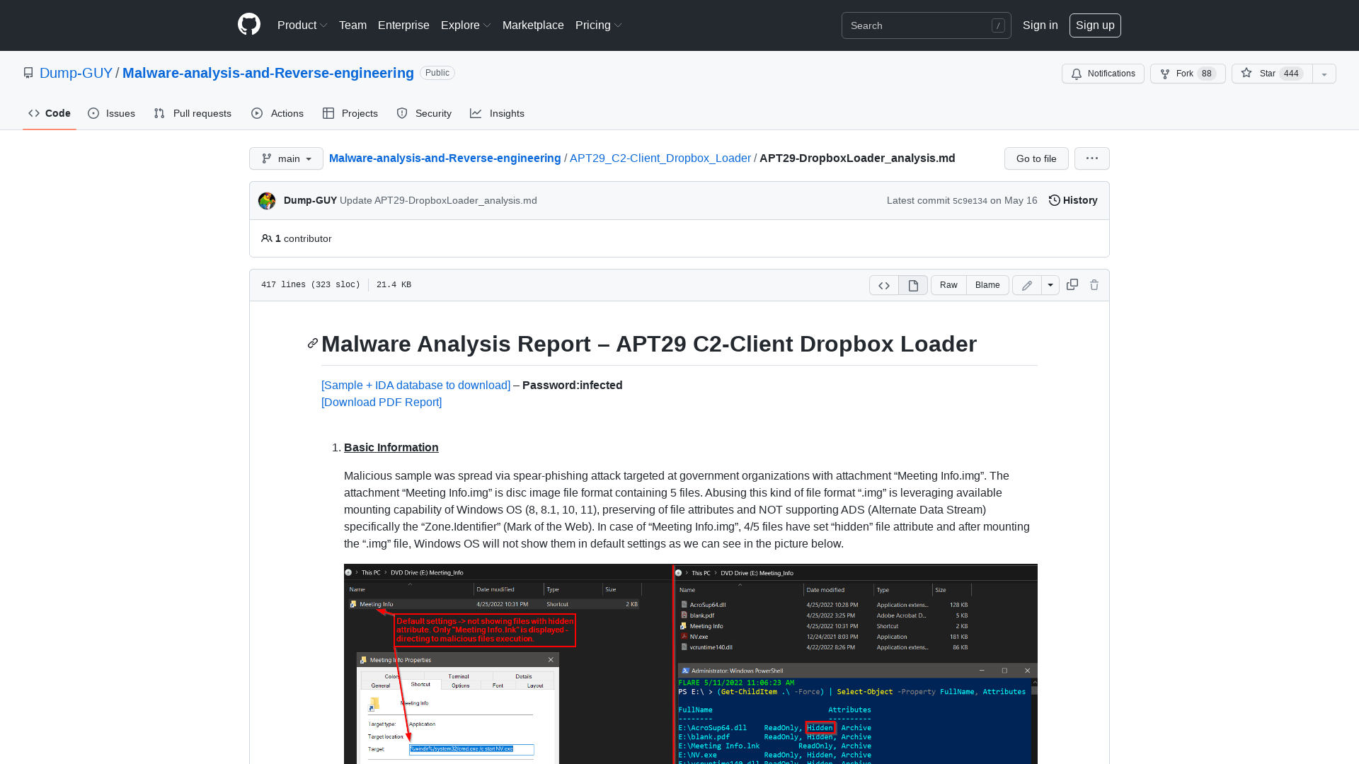 Malware-analysis-and-Reverse-engineering/APT29-DropboxLoader_analysis.md at main · Dump-GUY/Malware-analysis-and-Reverse-engineering · GitHub