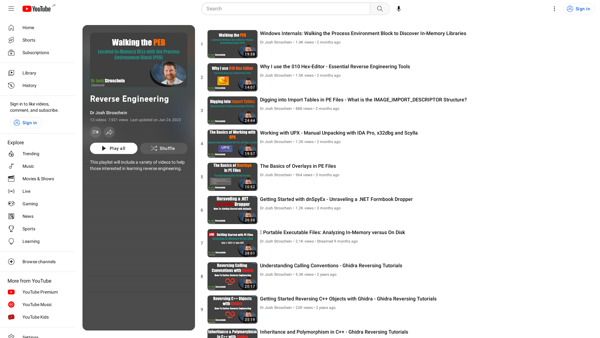 Reverse Engineering - YouTube