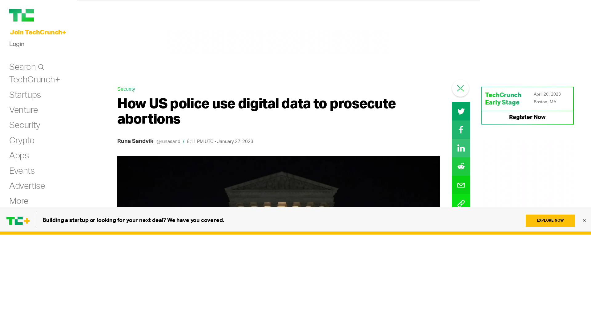 How US police use digital data to prosecute abortions | TechCrunch