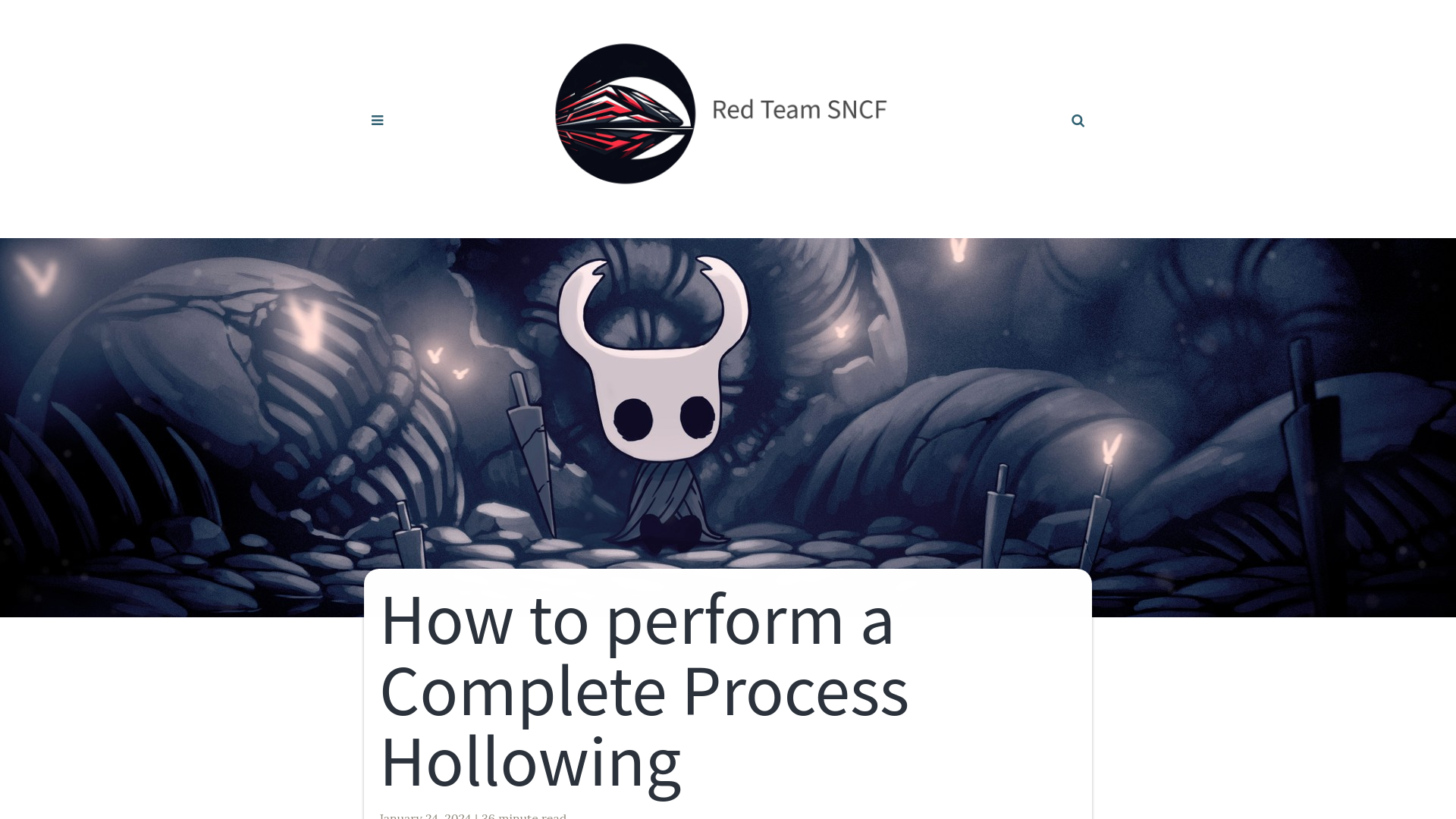 How to perform a Complete Process Hollowing - Red Team SNCF