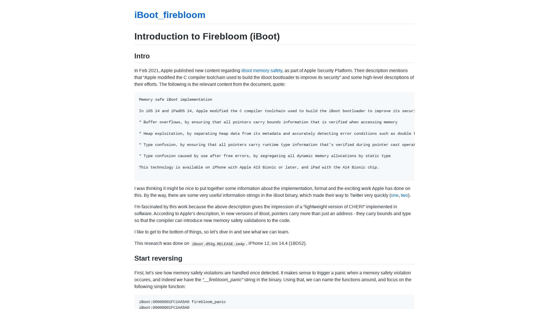 Introduction to Firebloom (iBoot) | iBoot_firebloom