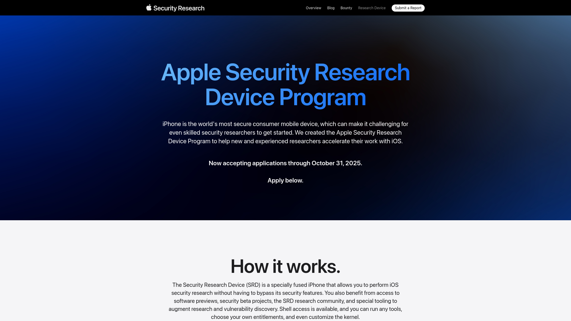 Security Research Device - Apple Security Research