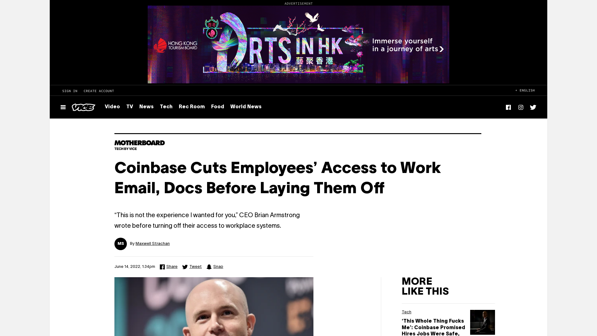 Coinbase Cuts Employees’ Access to Work Email, Docs Before Laying Them Off