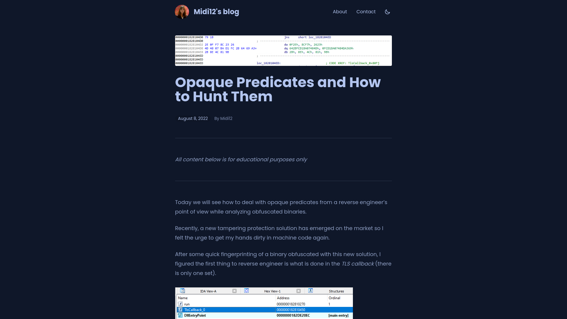 Opaque Predicates and How to Hunt Them