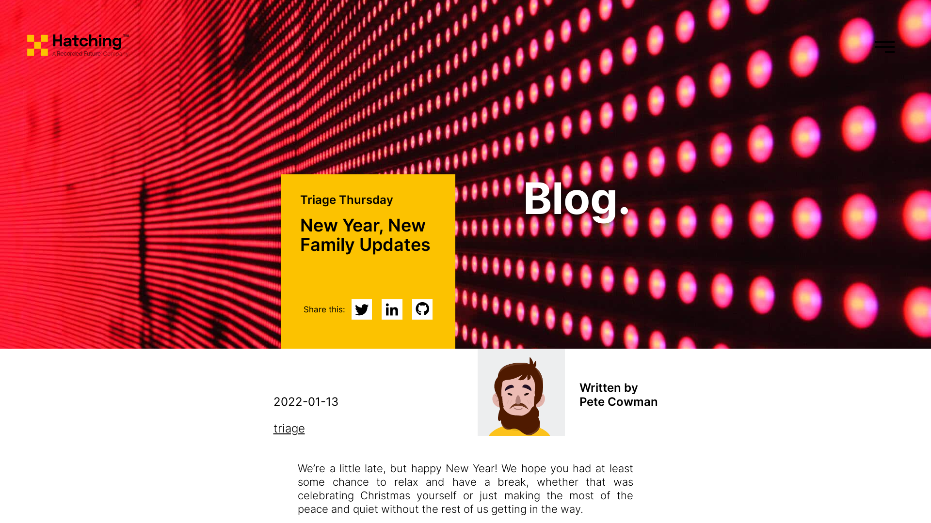 New Year, New Family Updates