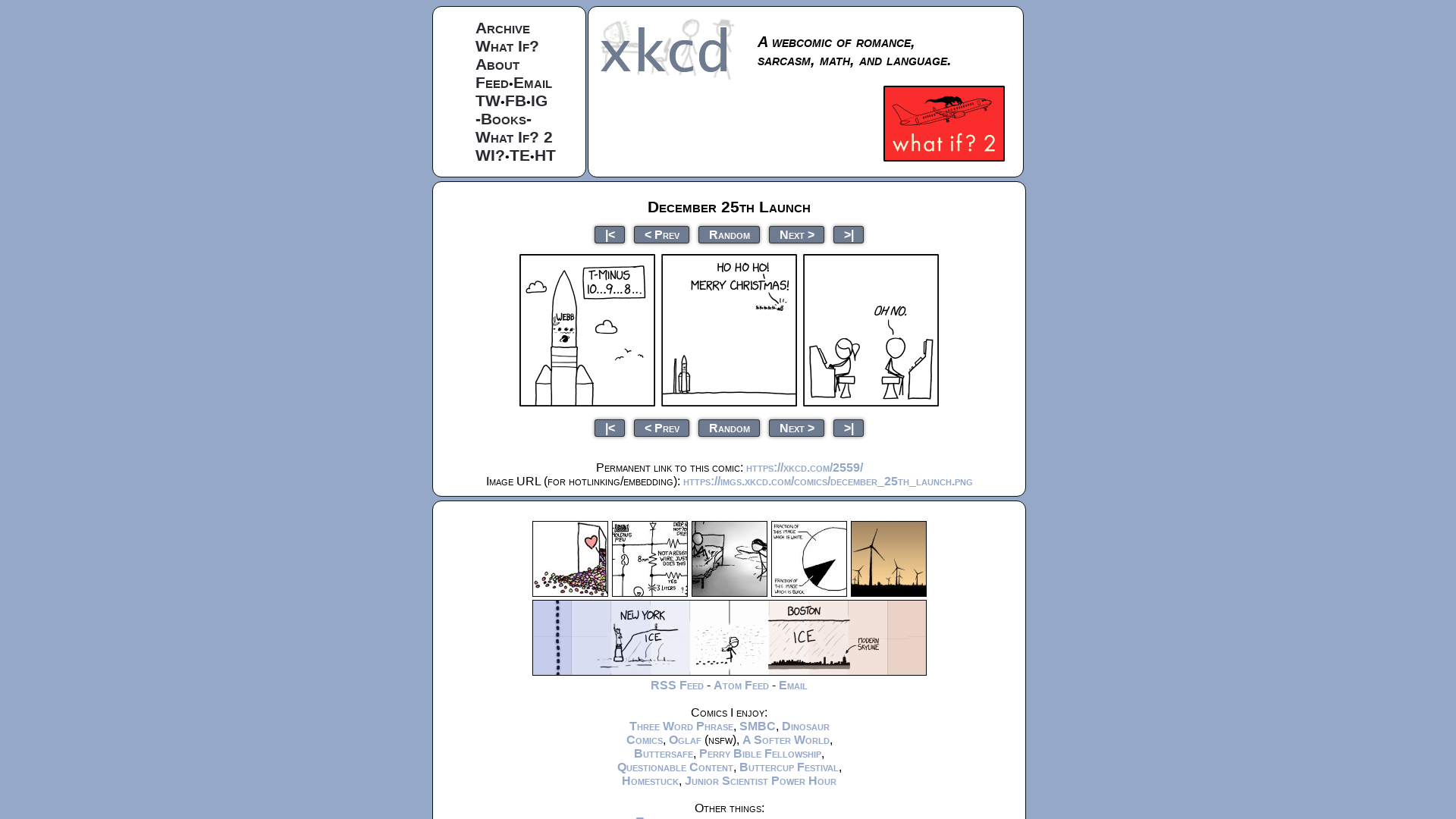 xkcd: December 25th Launch