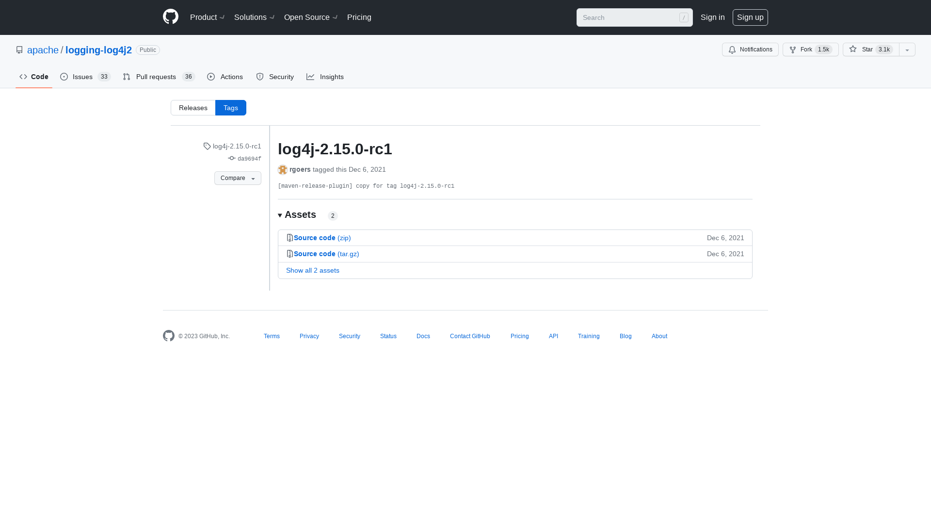 Release log4j-2.15.0-rc1 · apache/logging-log4j2 · GitHub