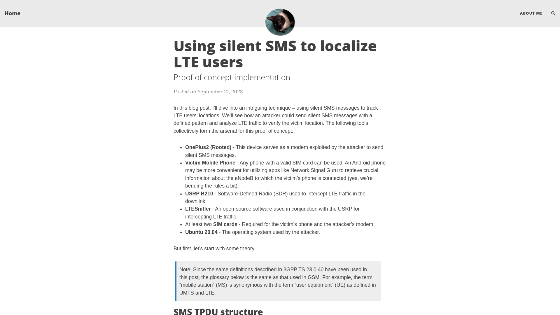 Using silent SMS to localize LTE users