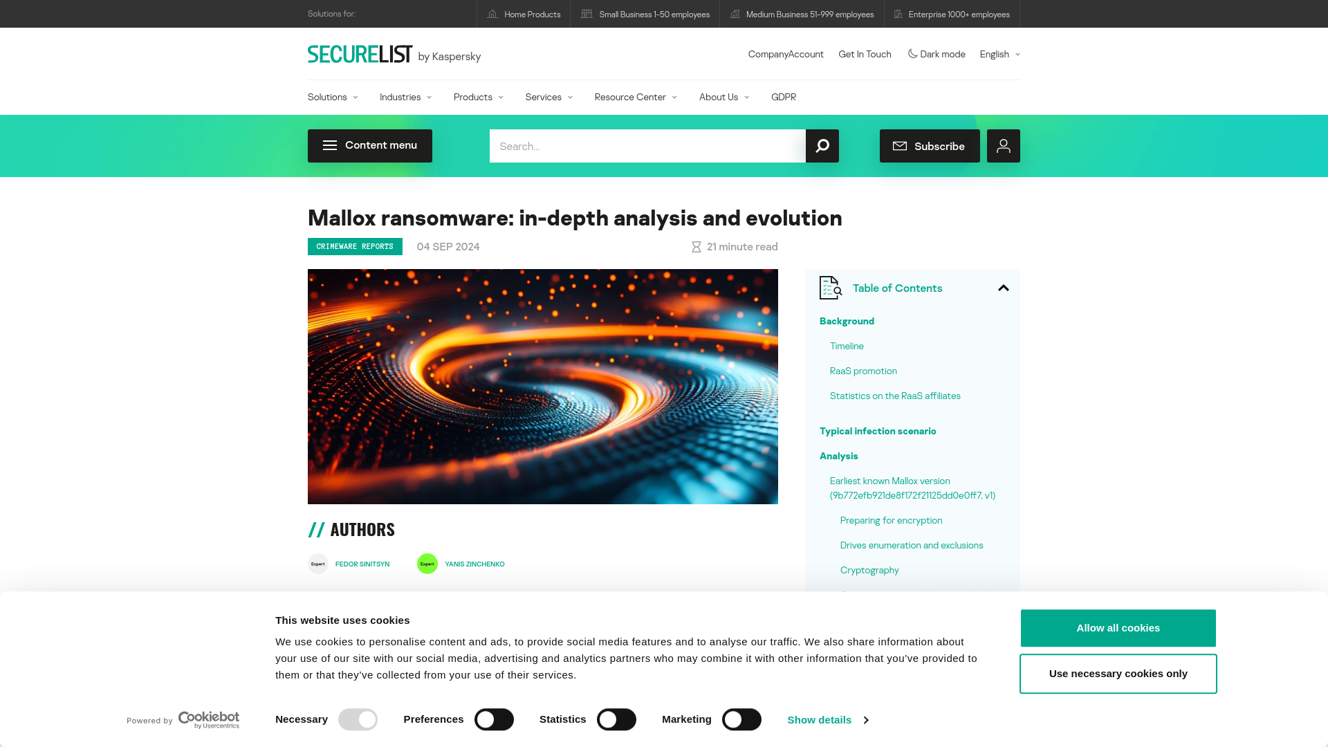 Evolution of Mallox: from private ransomware to RaaS | Securelist