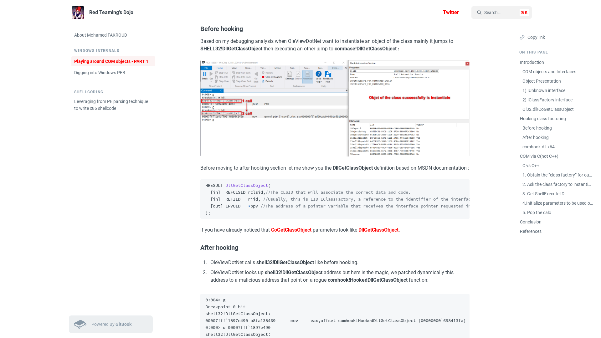 Playing around COM objects - PART 1 - Red Teaming's Dojo
