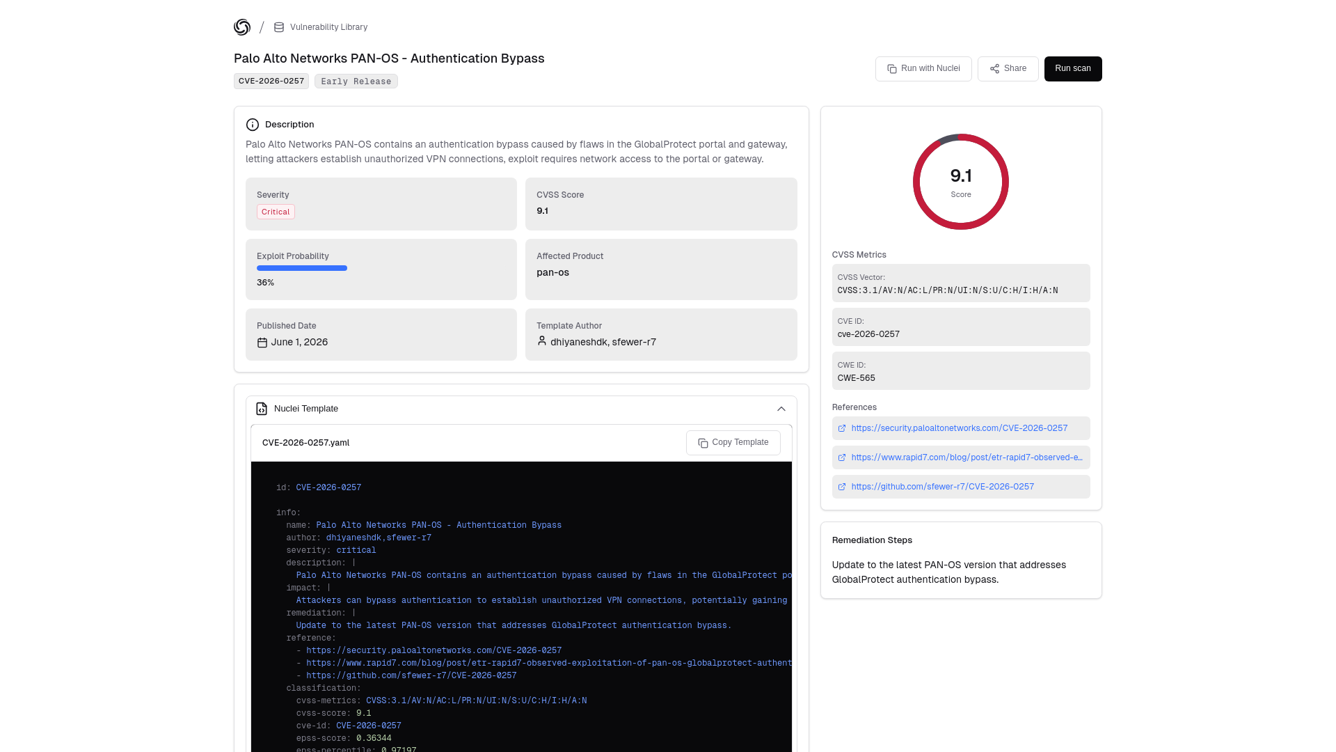 Palo Alto Networks PAN-OS - Authentication Bypass