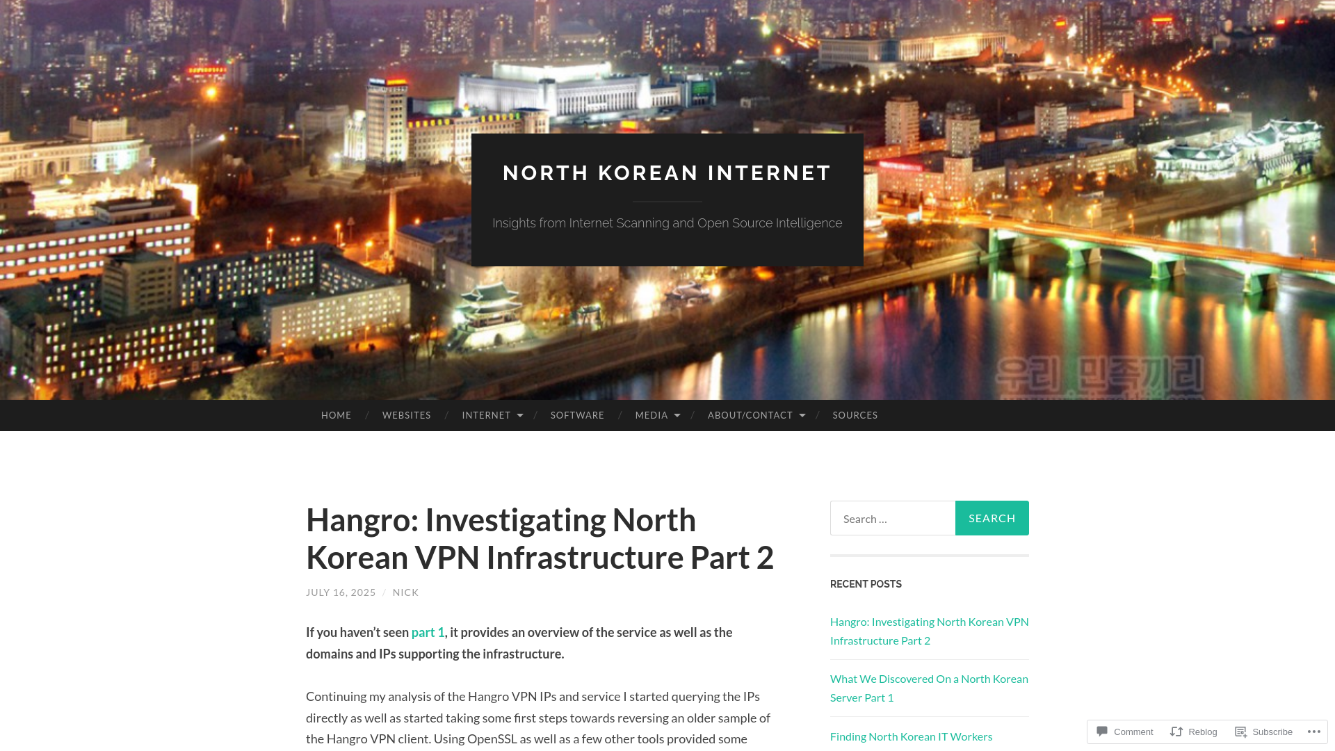 Hangro: Investigating North Korean VPN Infrastructure Part 2 | North Korean Internet