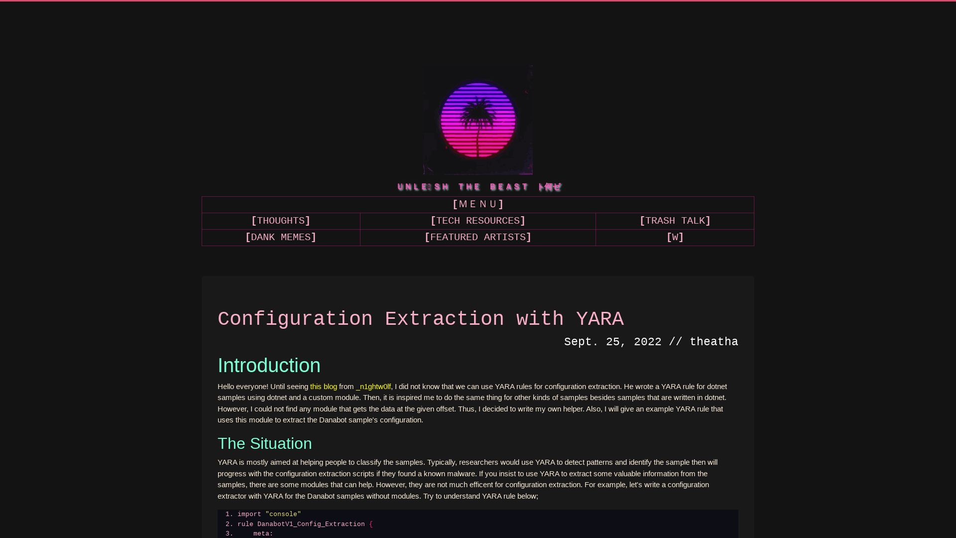 UNLEASH THE BEAST | THE FUTURE | H O M E