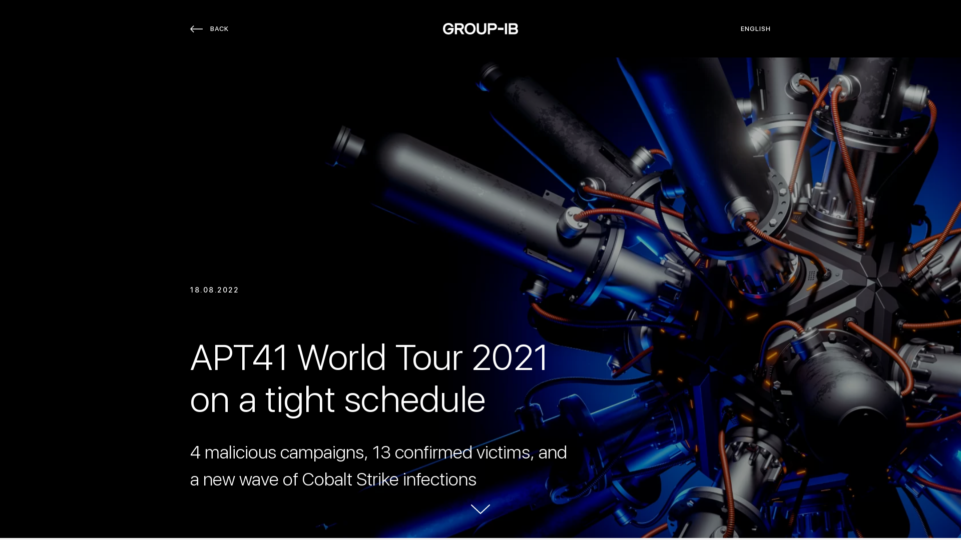 APT41 World Tour 2021 on a tight schedule