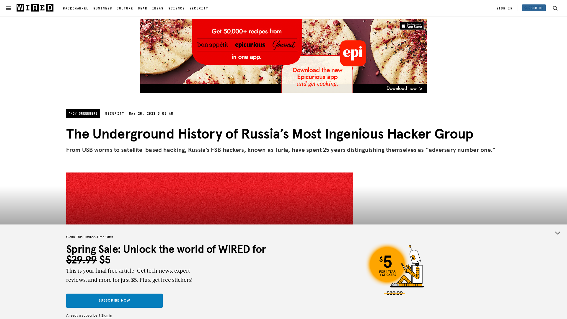 The Underground History of Turla, Russia's Most Ingenious Hacker Group | WIRED