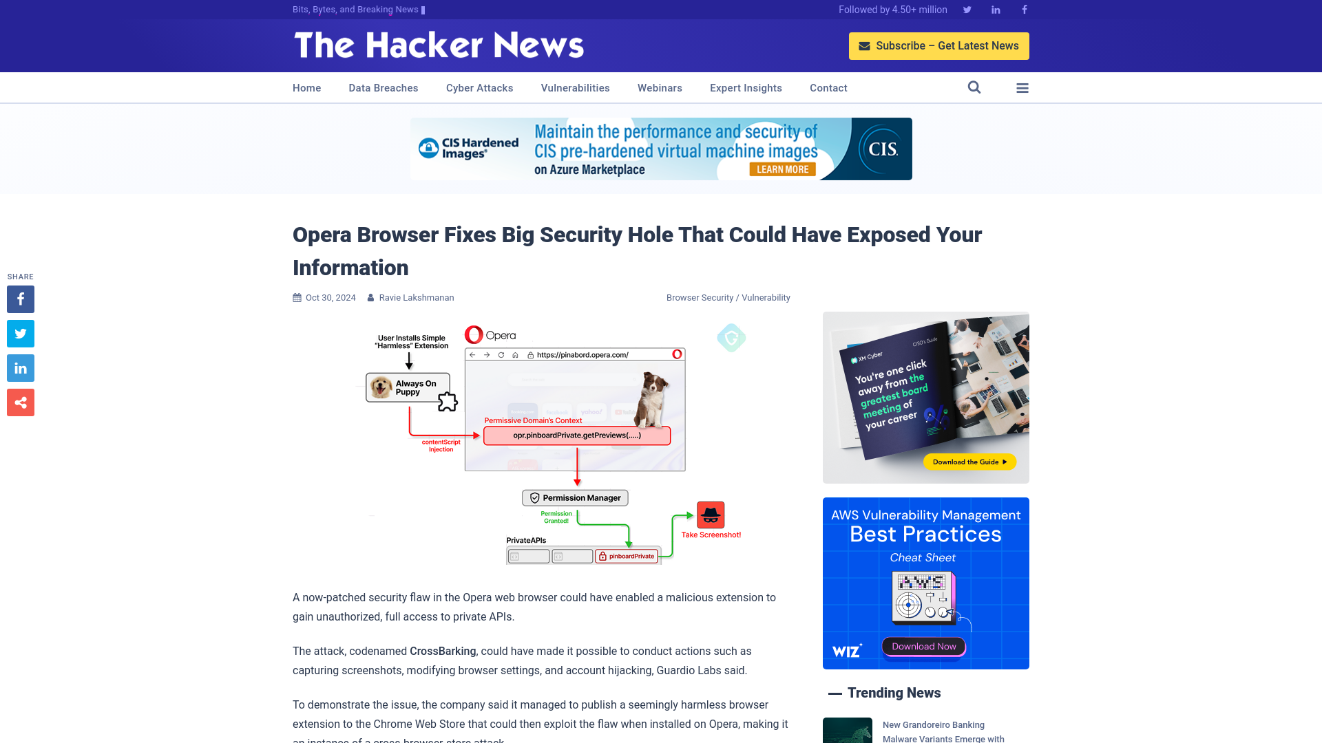 Opera Browser Fixes Big Security Hole That Could Have Exposed Your Information