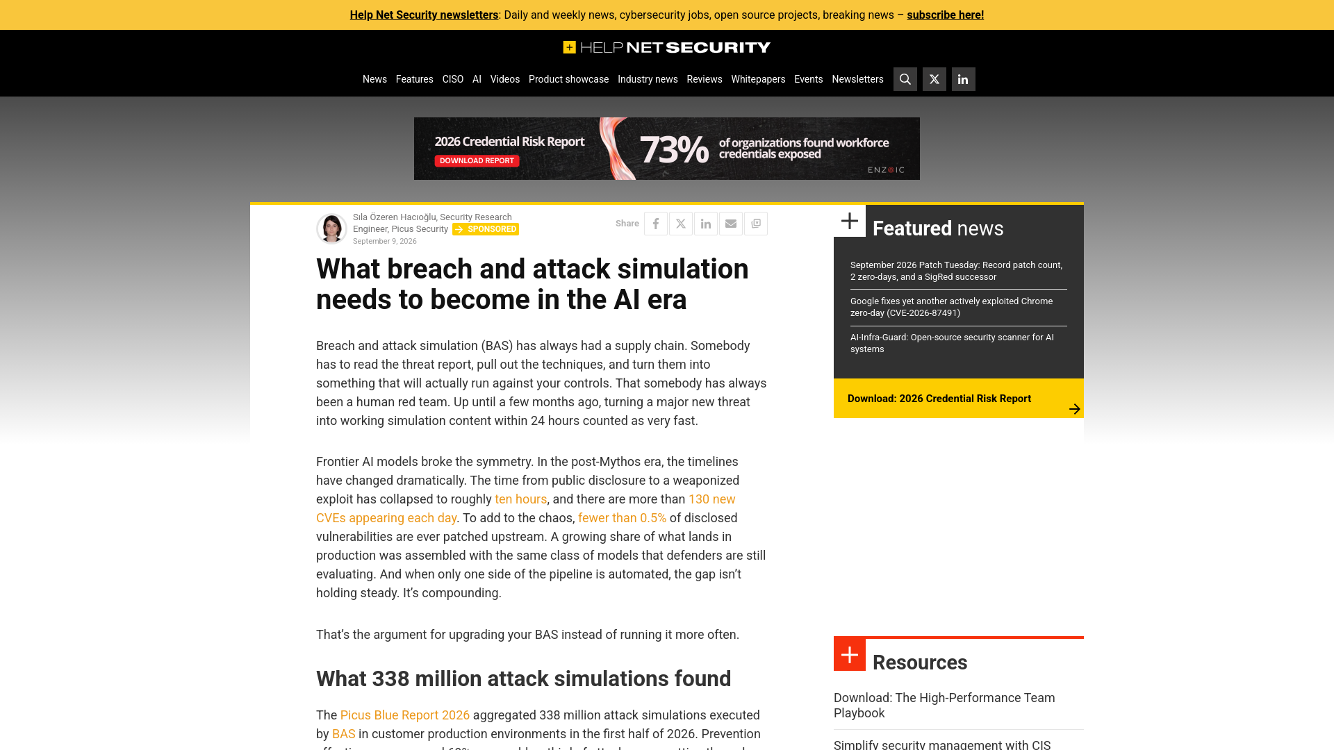 What breach and attack simulation needs to become in the AI era - Help Net Security