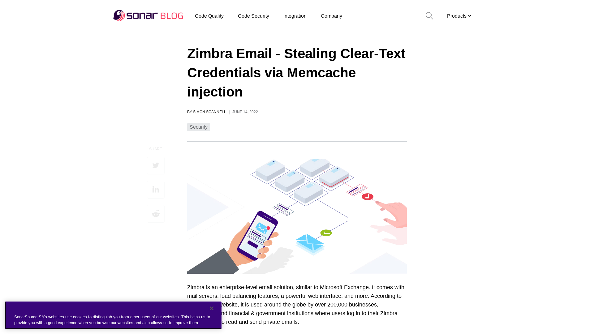 Zimbra Email - Stealing Clear-Text Credentials via Memcache injection