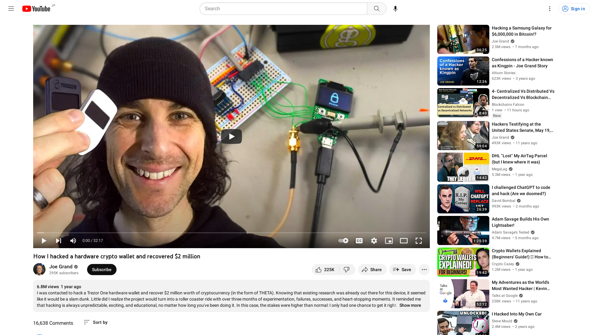How I hacked a hardware crypto wallet and recovered $2 million - YouTube
