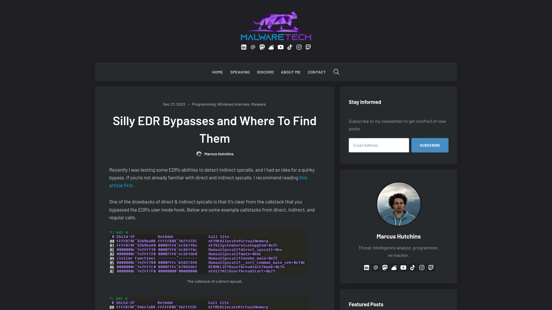 Silly EDR Bypasses and Where To Find Them