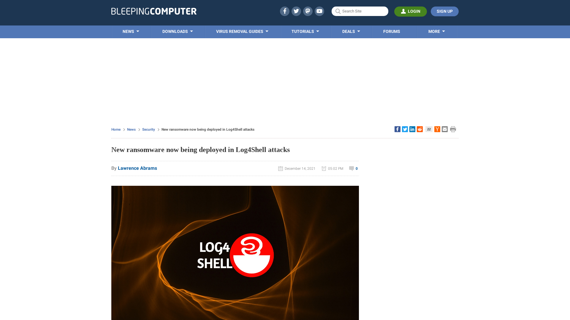 New ransomware now being deployed in Log4Shell attacks