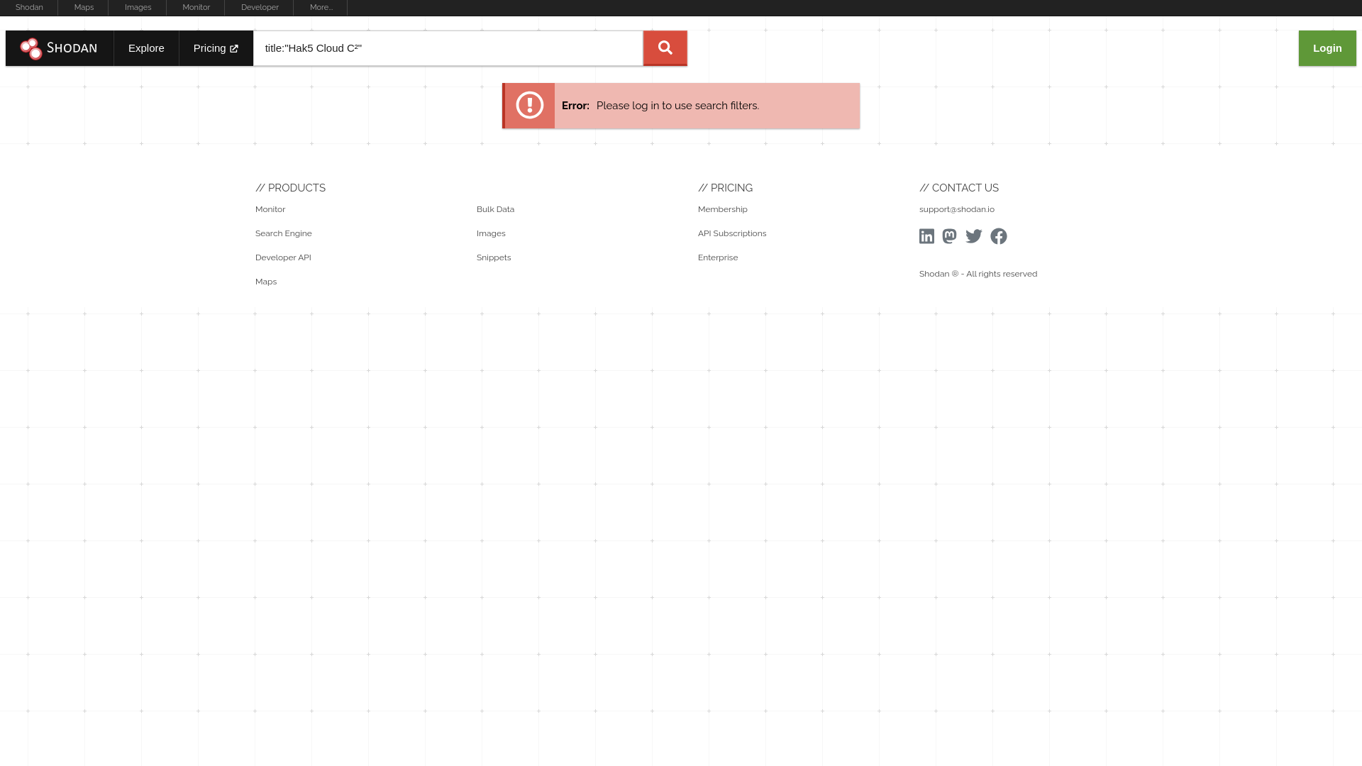 Shodan Search Engine